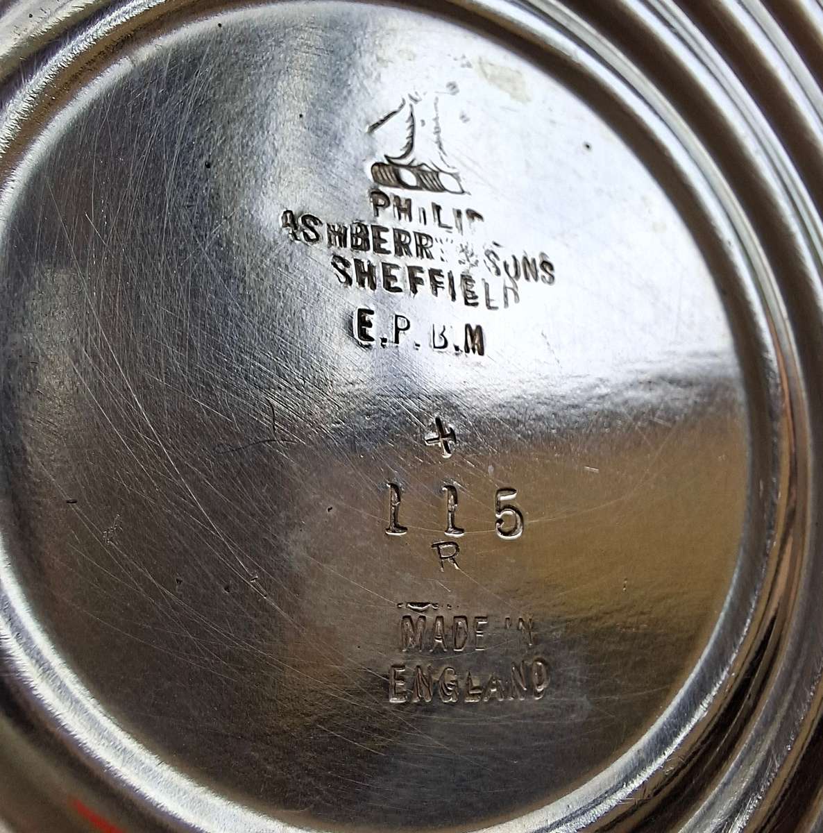Silver plate tea pot - EPBM Sheffield - Berry &amp; Sons?