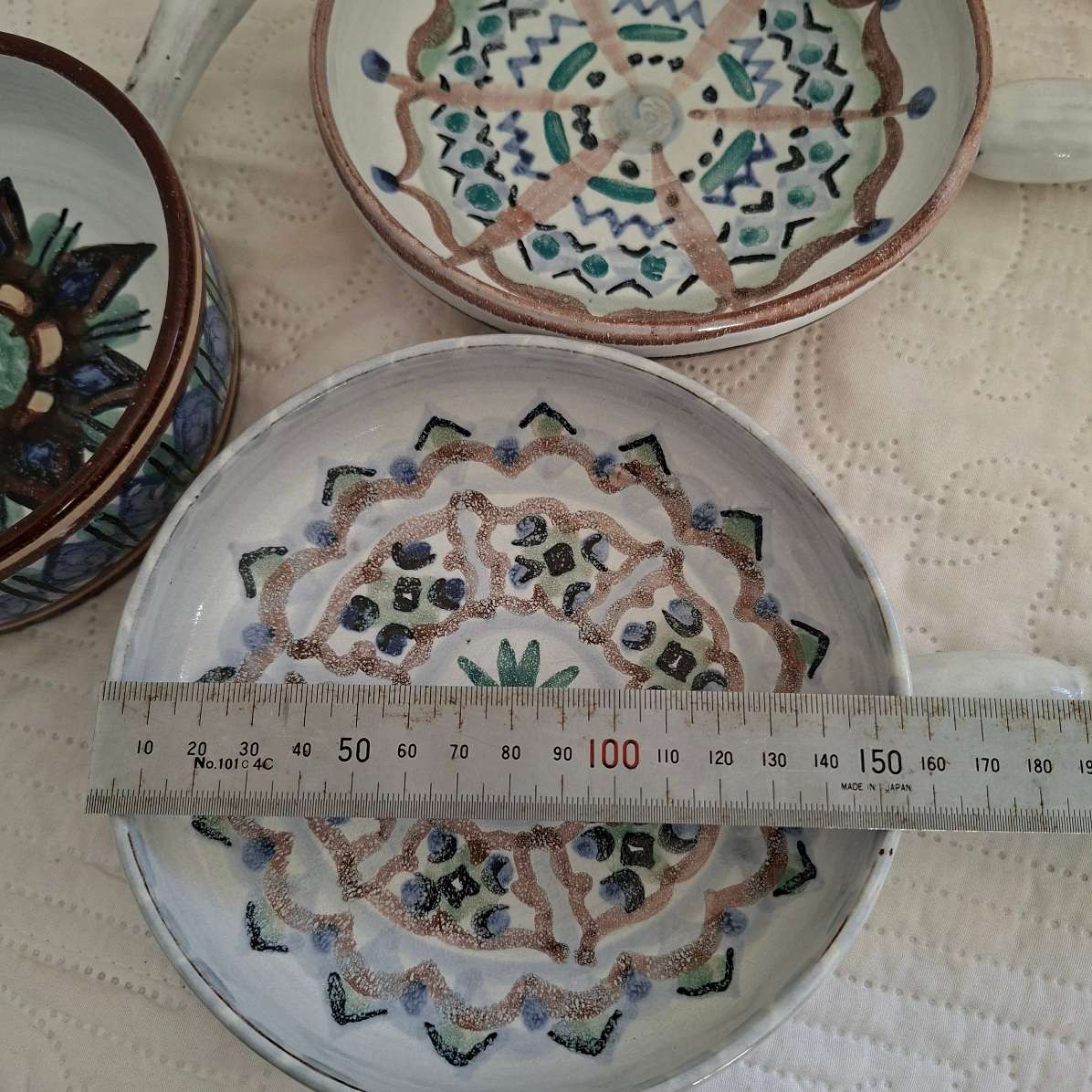 SA studio pottery The Old Jar Benoni - 2 With Impressed marks  snack bowls