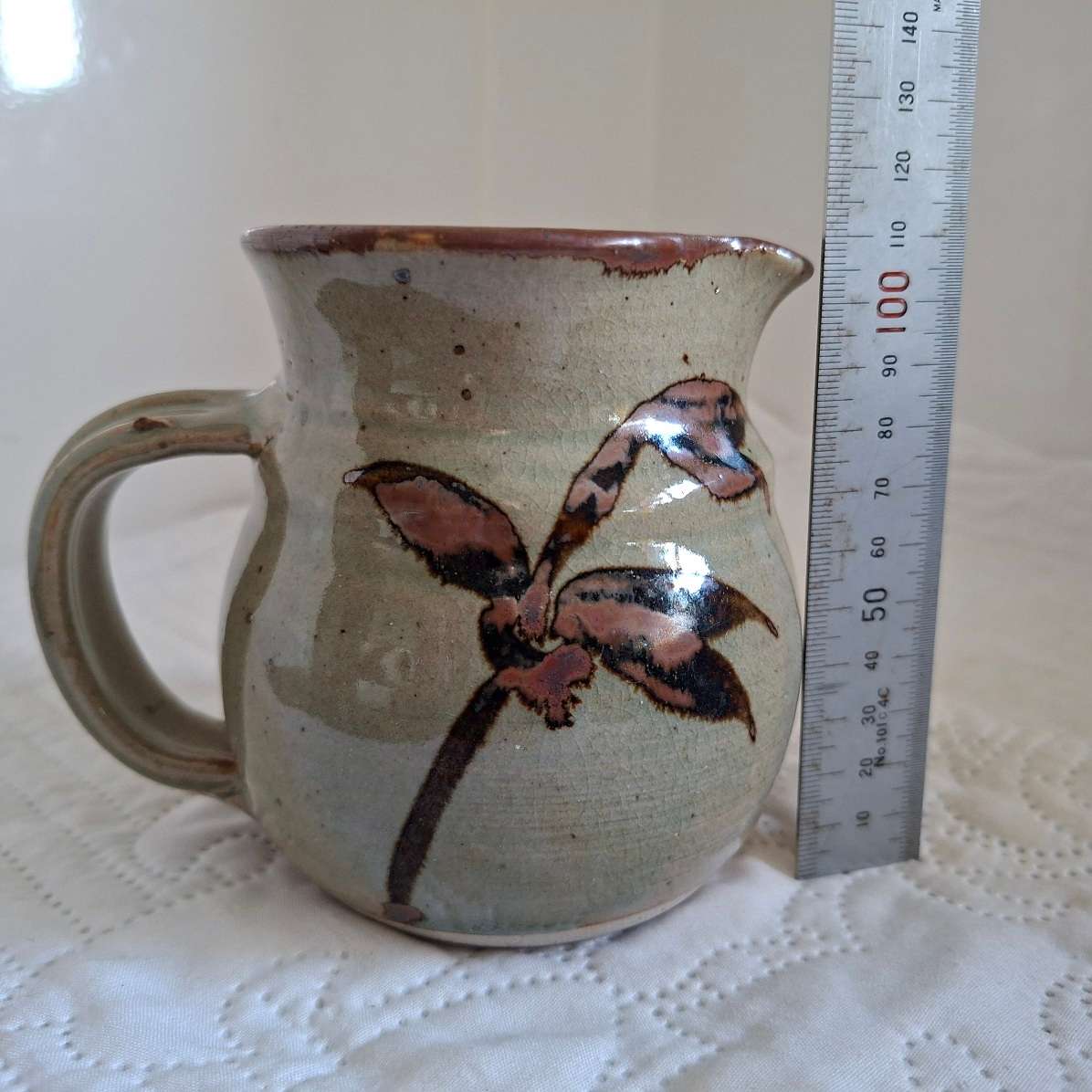 SA studio pottery milk jug 11 cms tall