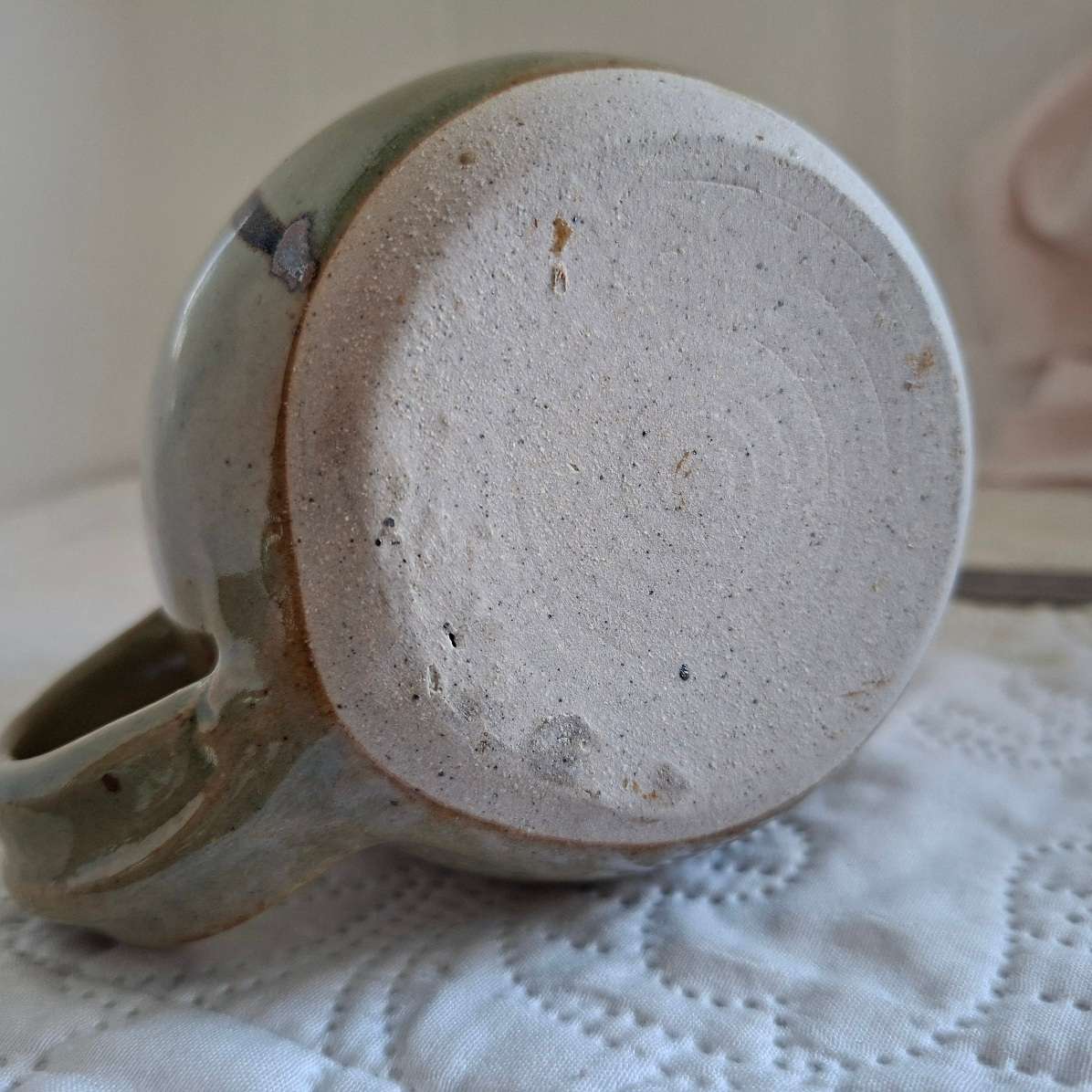 SA studio pottery milk jug 11 cms tall