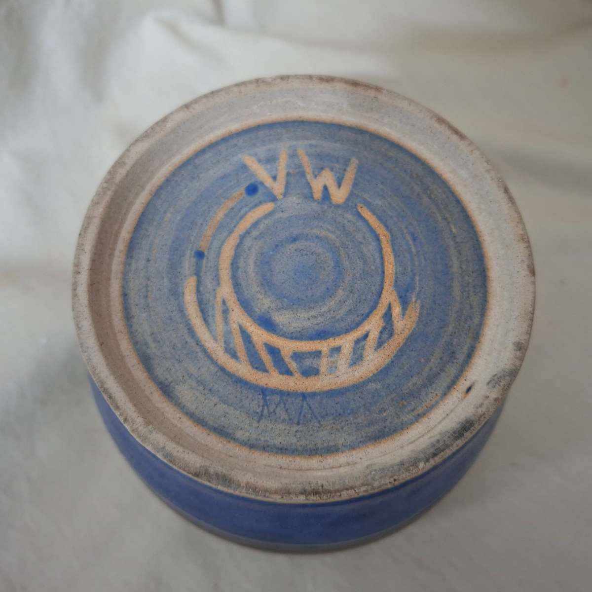 SA Studio Ceramics - V W - lidded jar