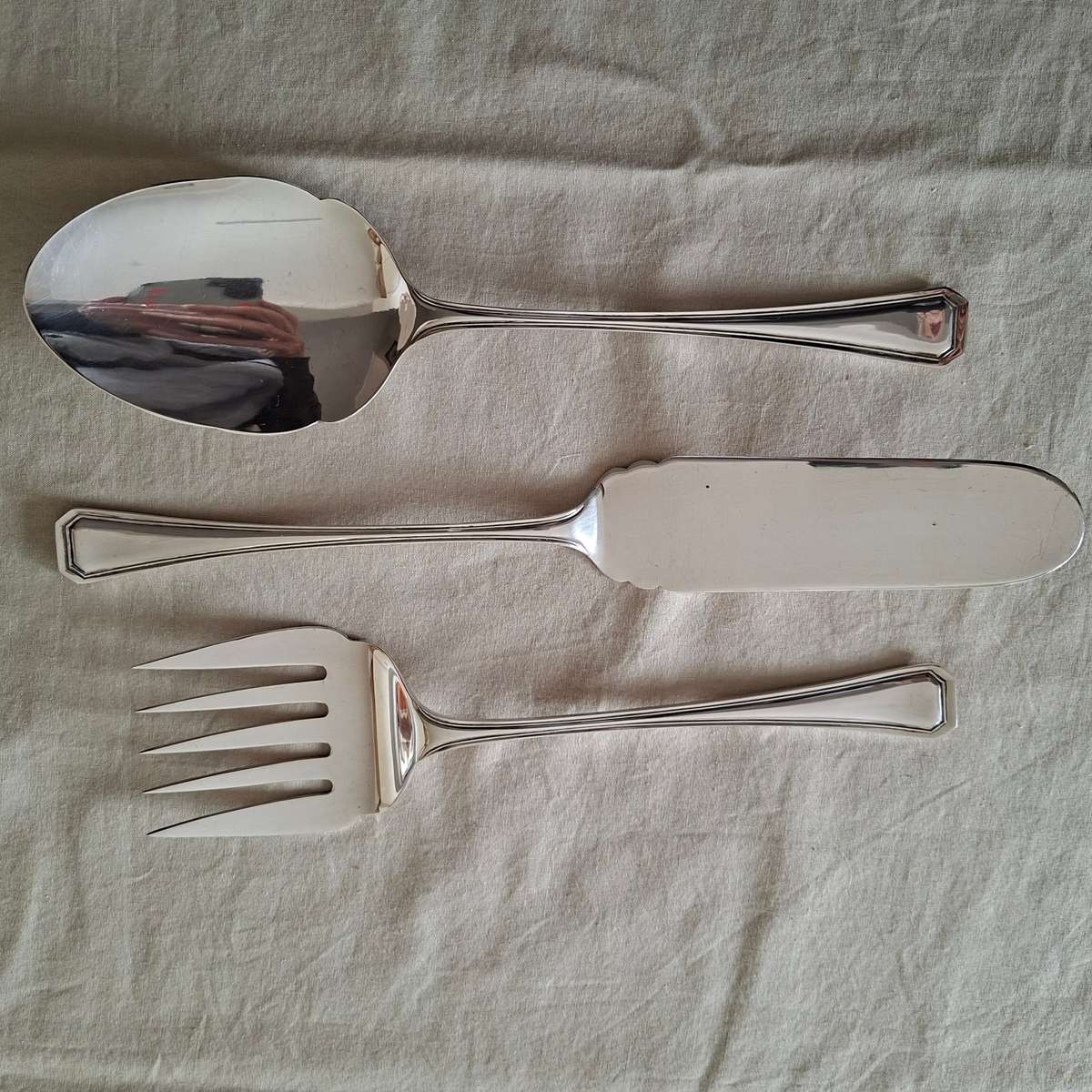 Silver plated Serving Set - boxed