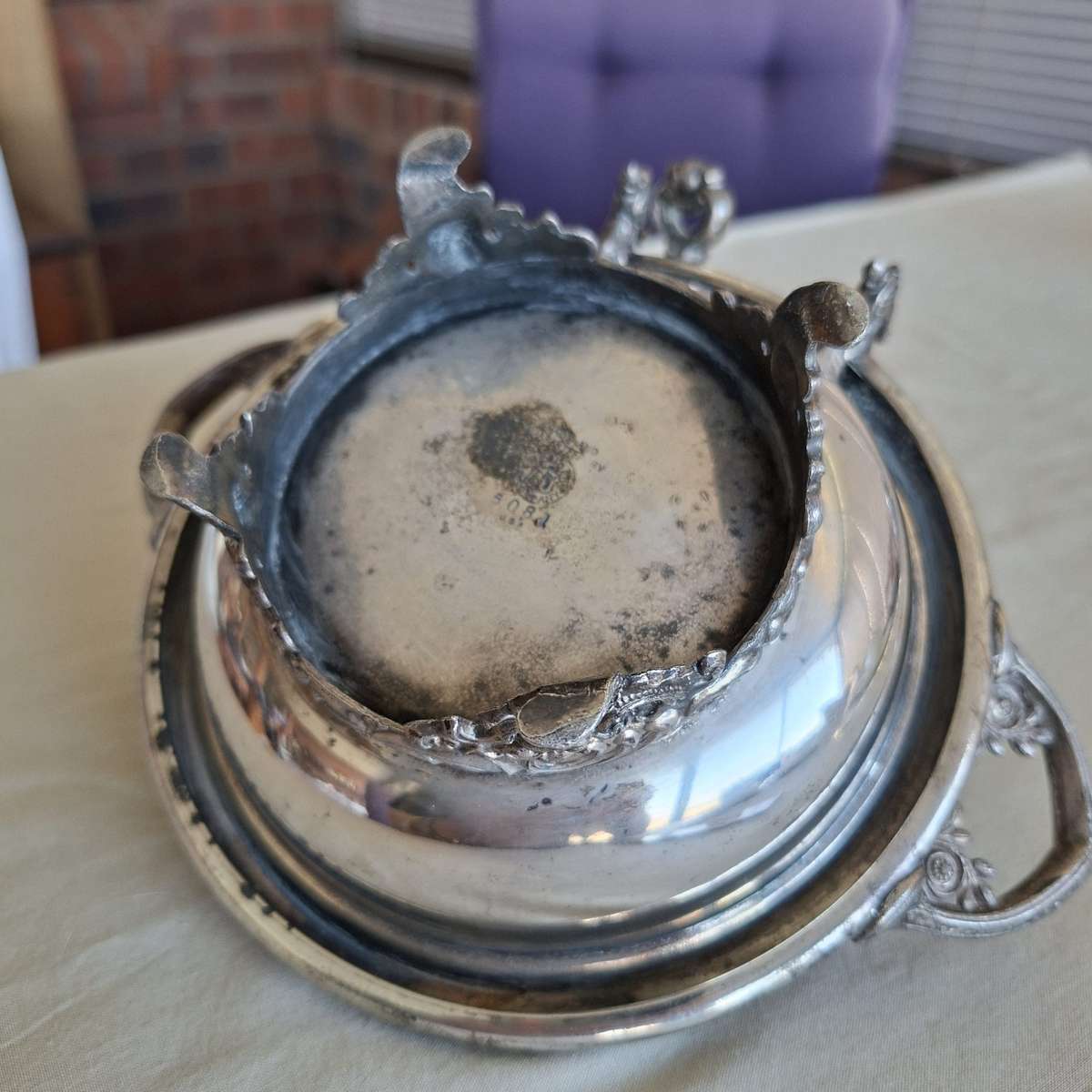 Butter dish Silver plate Domed Early American Meriden Britanica Co? late 1800's?