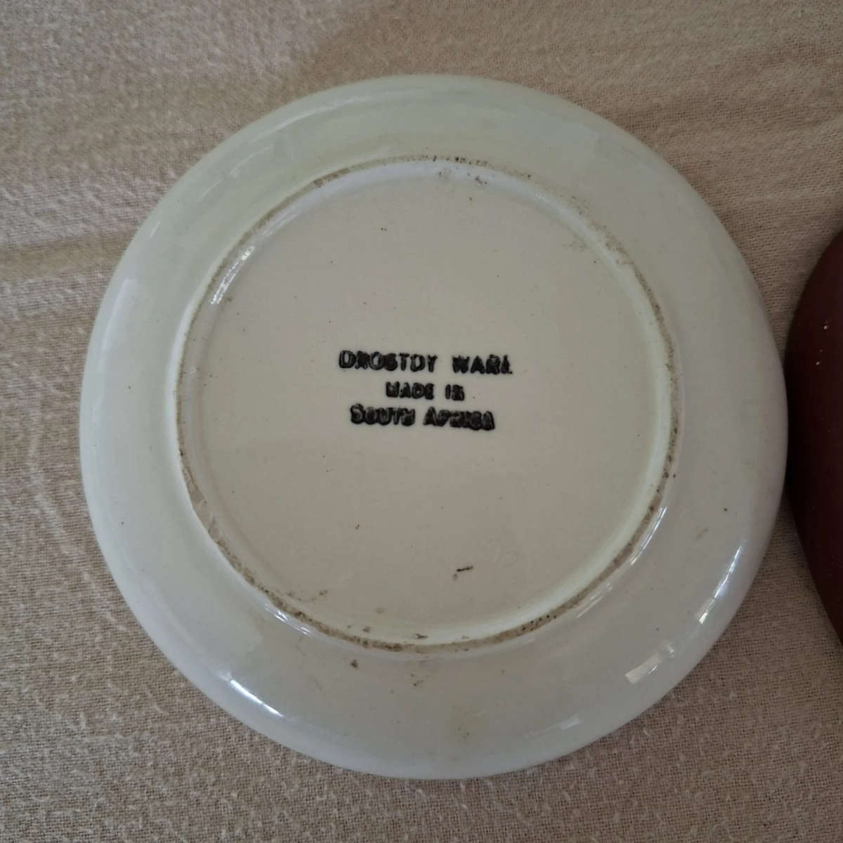 SA Pottery Drostdy ware Grahamstown 2 small bowls /ashtray