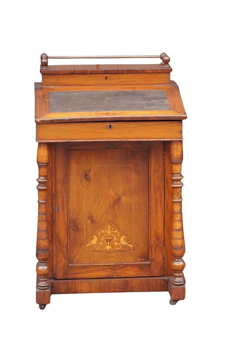 Victorian Walnut Davenport