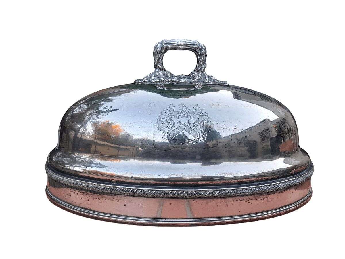 A 19th / 20th century Victorian Silver-plate Food Dome