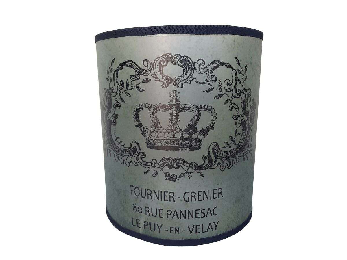 A Hand-Made Lampshade With Crest