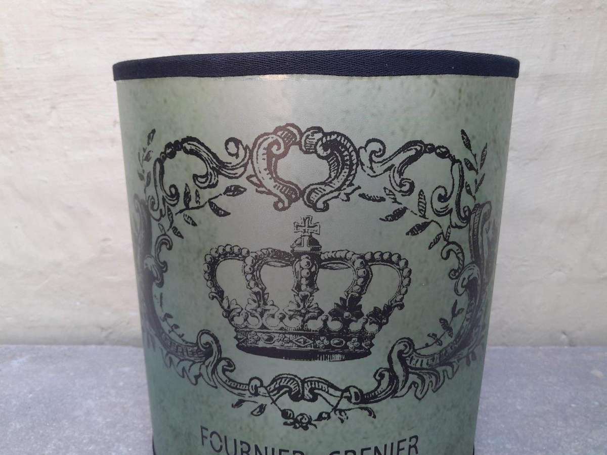 A Hand-Made Lampshade With Crest