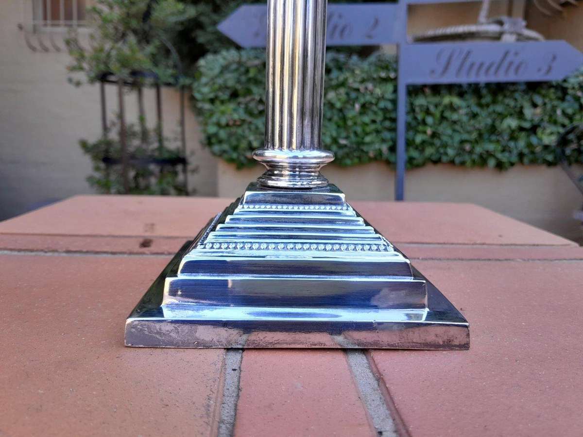 A 20th Century Mappin & Webb Electroplated Candelabra