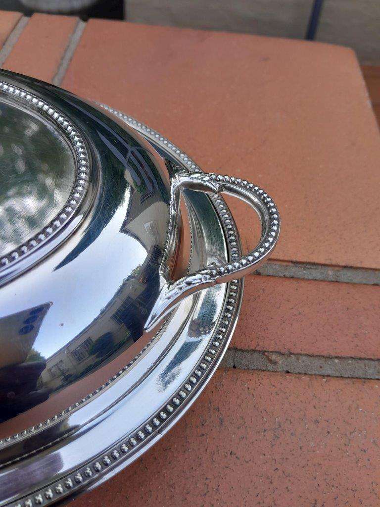 A 20th Century Electroplate Entrée Dish