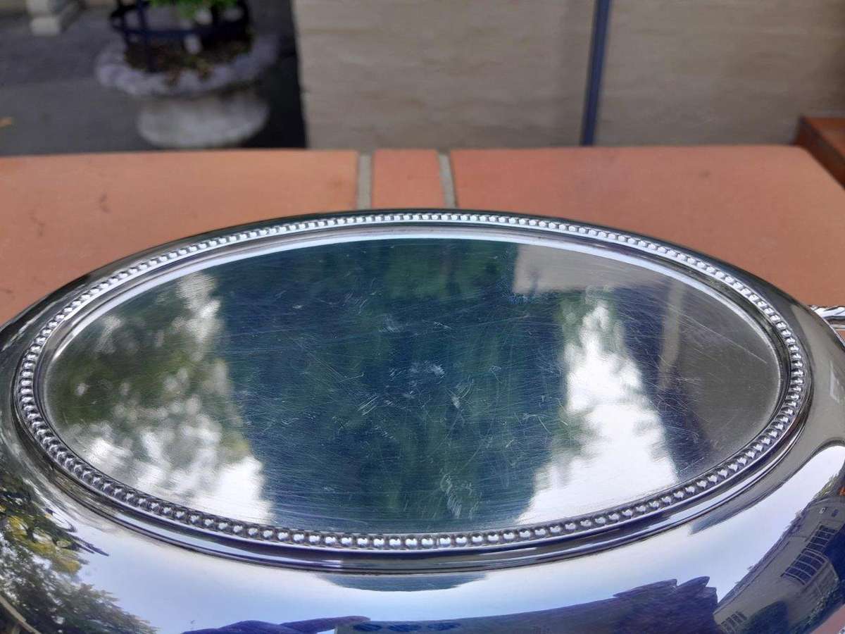 A 20th Century Electroplate Entrée Dish