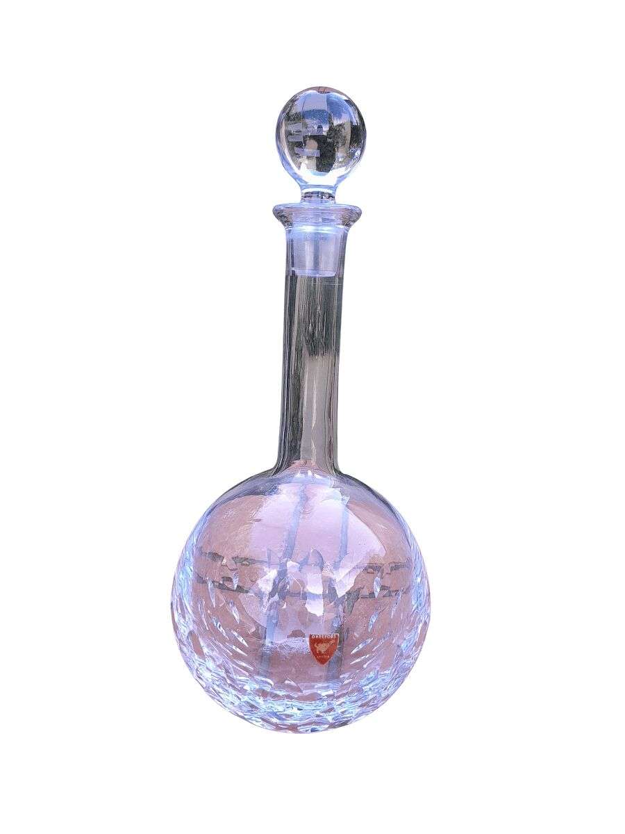 An Orrefors Crystal Decanter