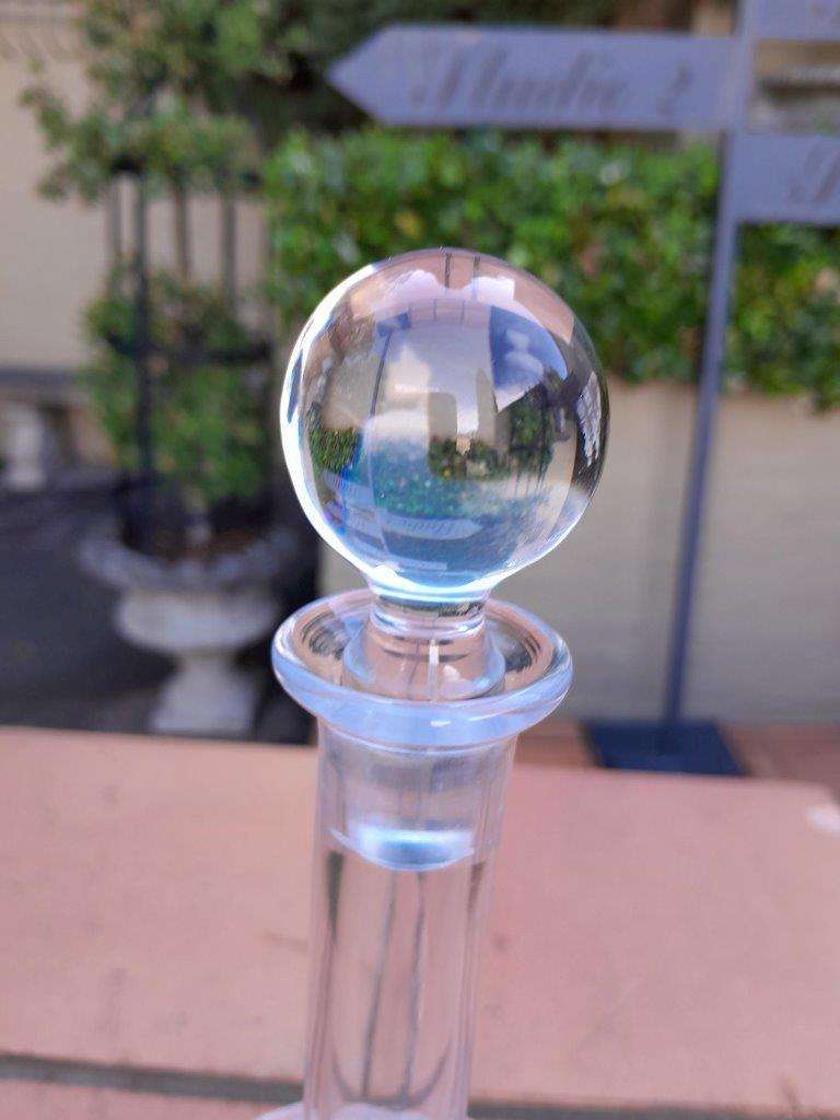 An Orrefors Crystal Decanter