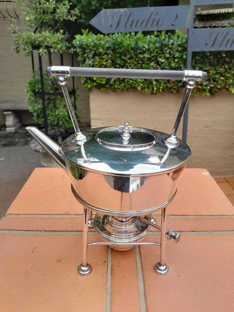 20th Century Tea Kettle on Burner