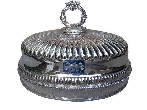 A 19th Century Silver Plate Cloche / Food Dome