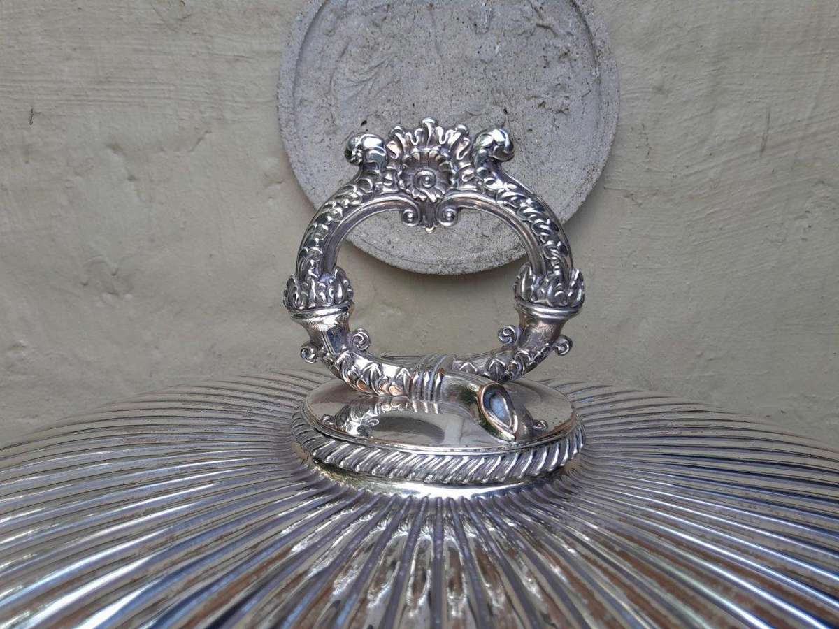 A 19th Century Silver Plate Cloche / Food Dome