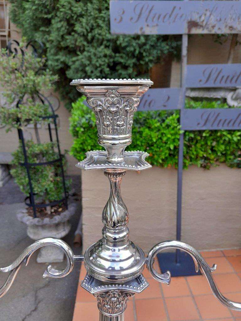 An Antique Victorian Corinthian Candelabra