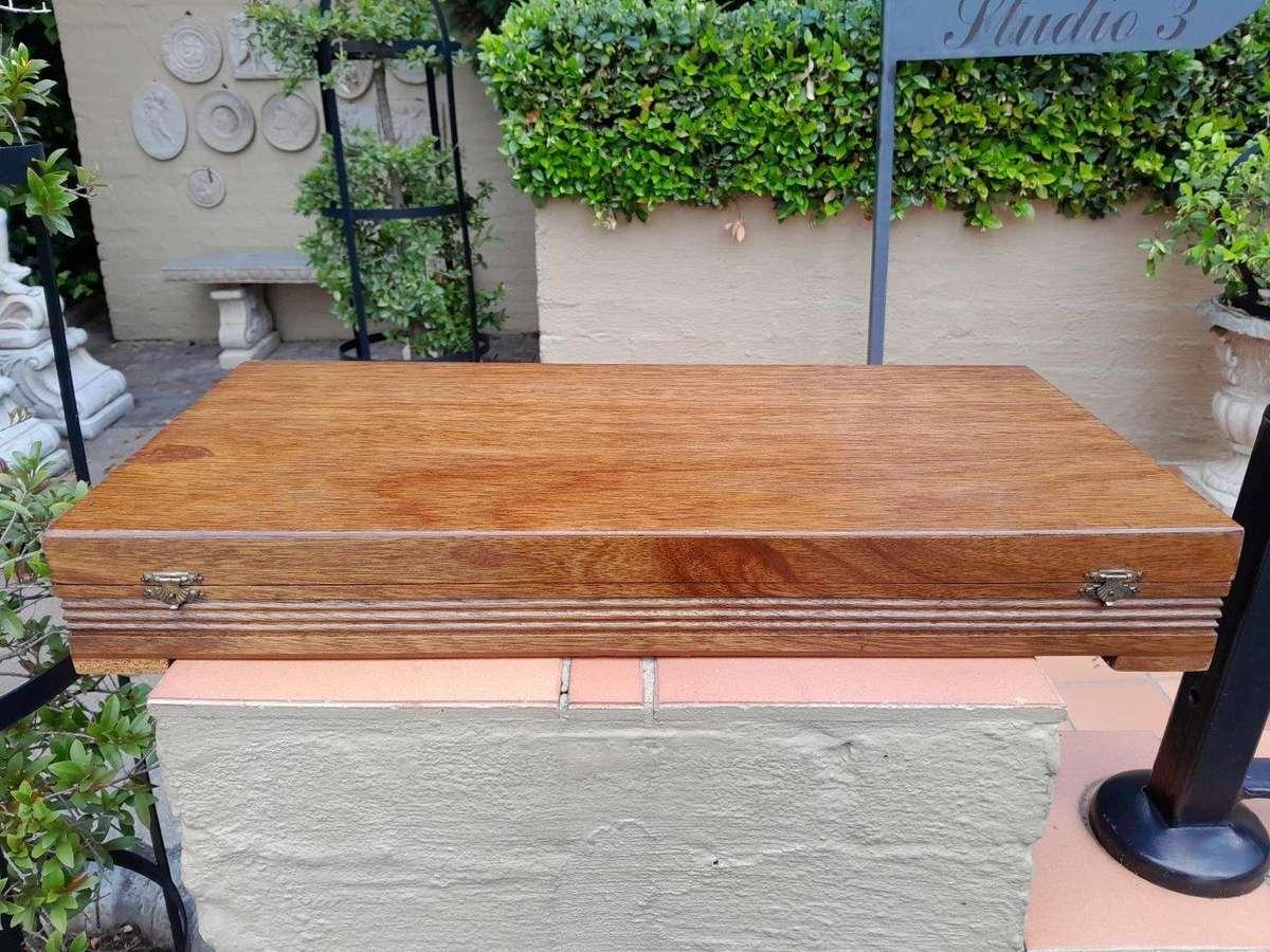 A 112 Piece Sterling 24ct Gold Plated Cutlery Set In Canteen