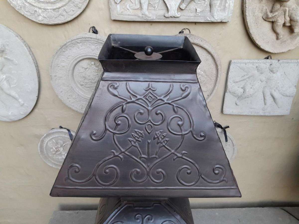 A 20th Century Pair Of Metal Table Lamps