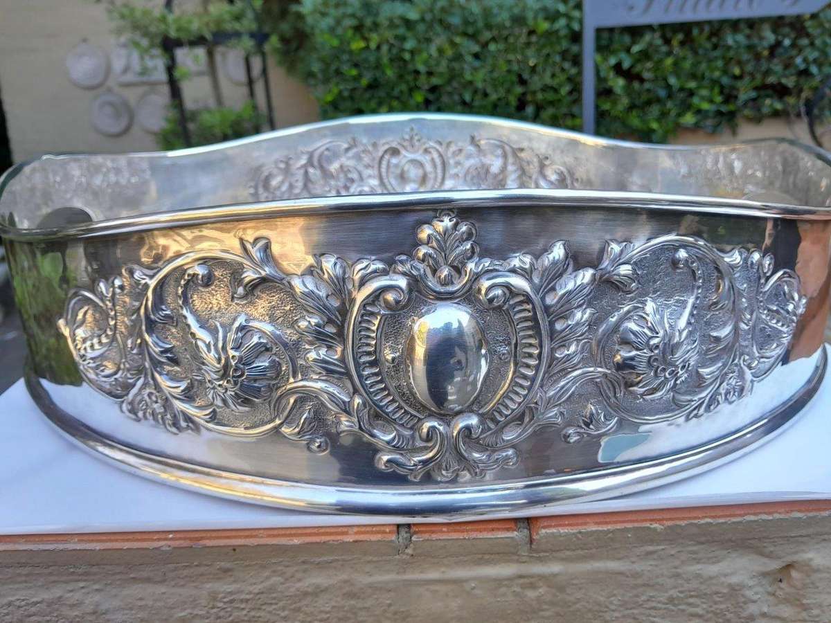 A 20th Century Silver Plate Two Handled Tray