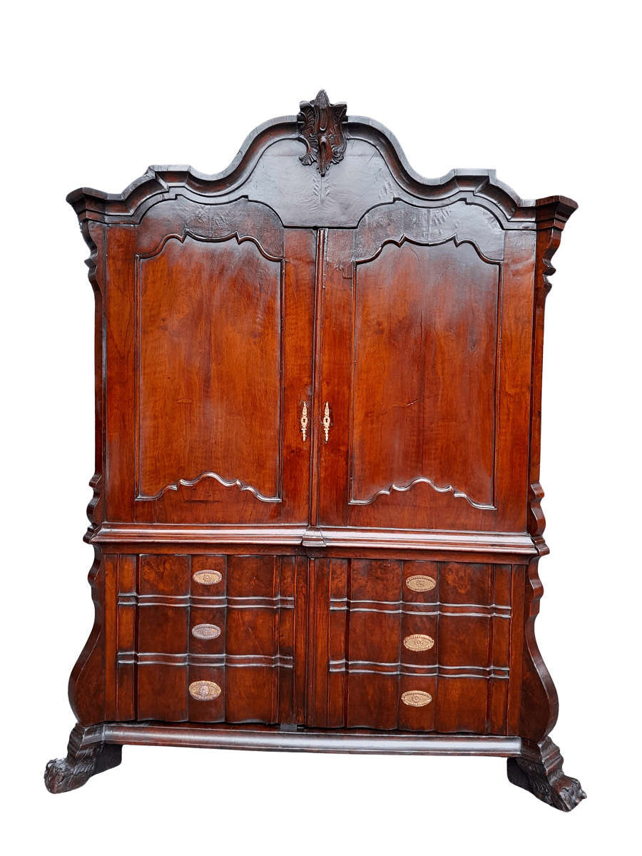 18th-century Dutch Walnut Armoire