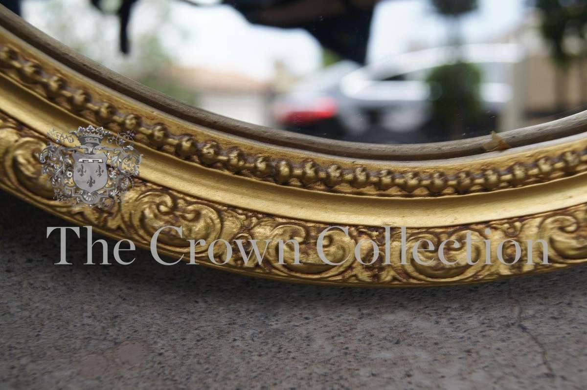 Set of 3 Framed Oval Mirrors