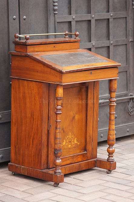 Victorian Walnut Davenport