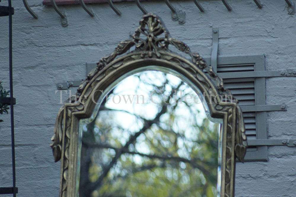 An Ornately Carved and Bevelled Gilded Mirror