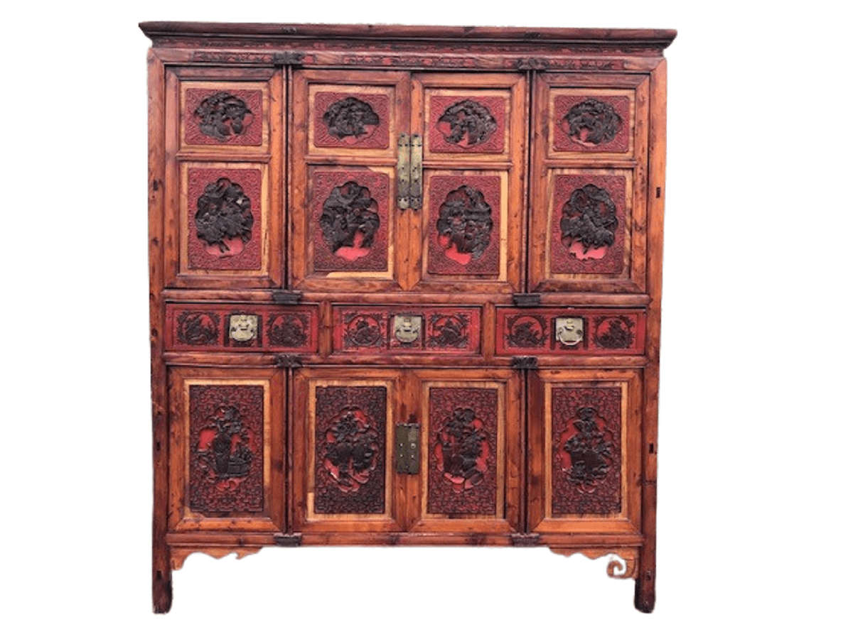 Chinese Elm Cupboard  