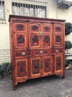 Chinese Elm Cupboard  