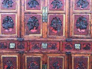 Chinese Elm Cupboard  
