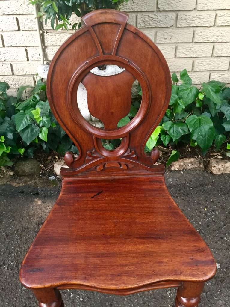 Victorian Oak Hall Chair