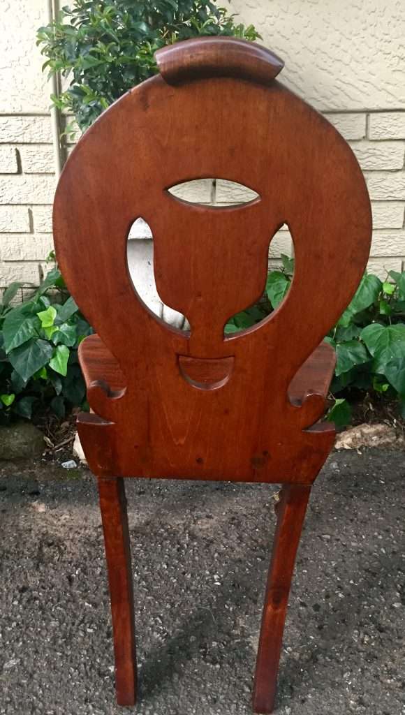 Victorian Oak Hall Chair