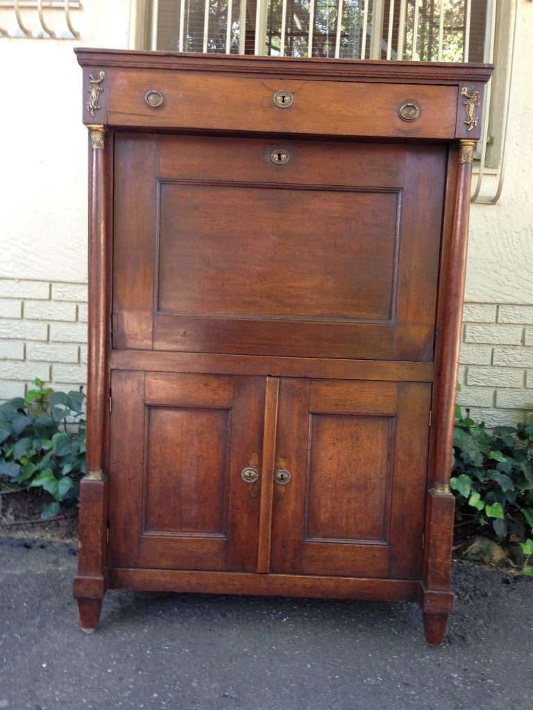 Mahogany Secretaire à Abattant, circa 1880s