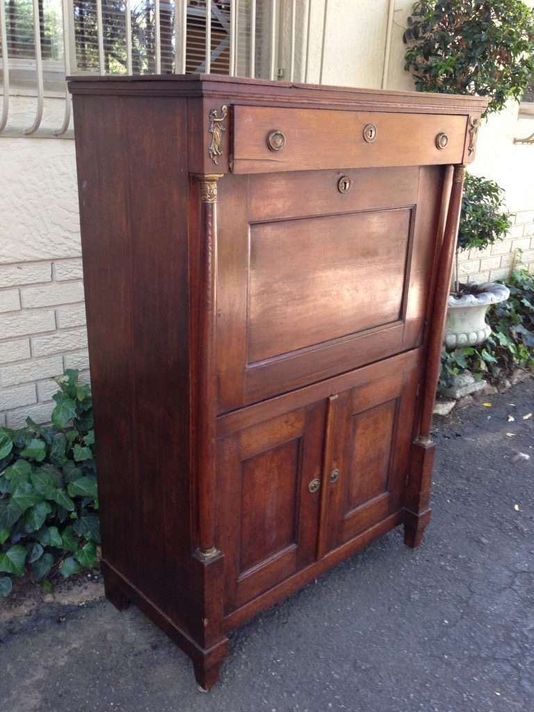 Mahogany Secretaire à Abattant, circa 1880s