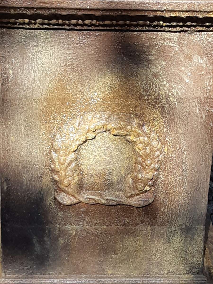 Cast Iron Urn on Pedestal