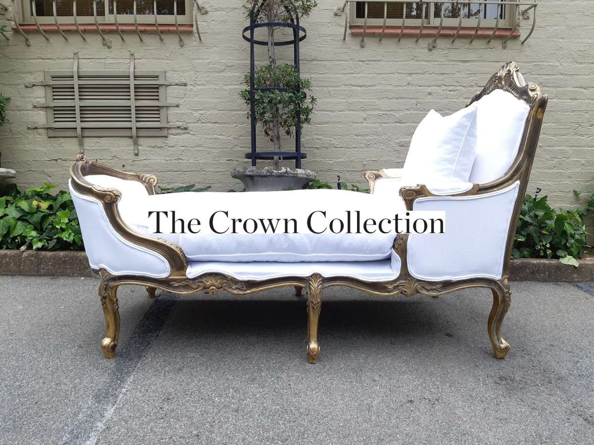 French Style Gilded Daybed / Chaise