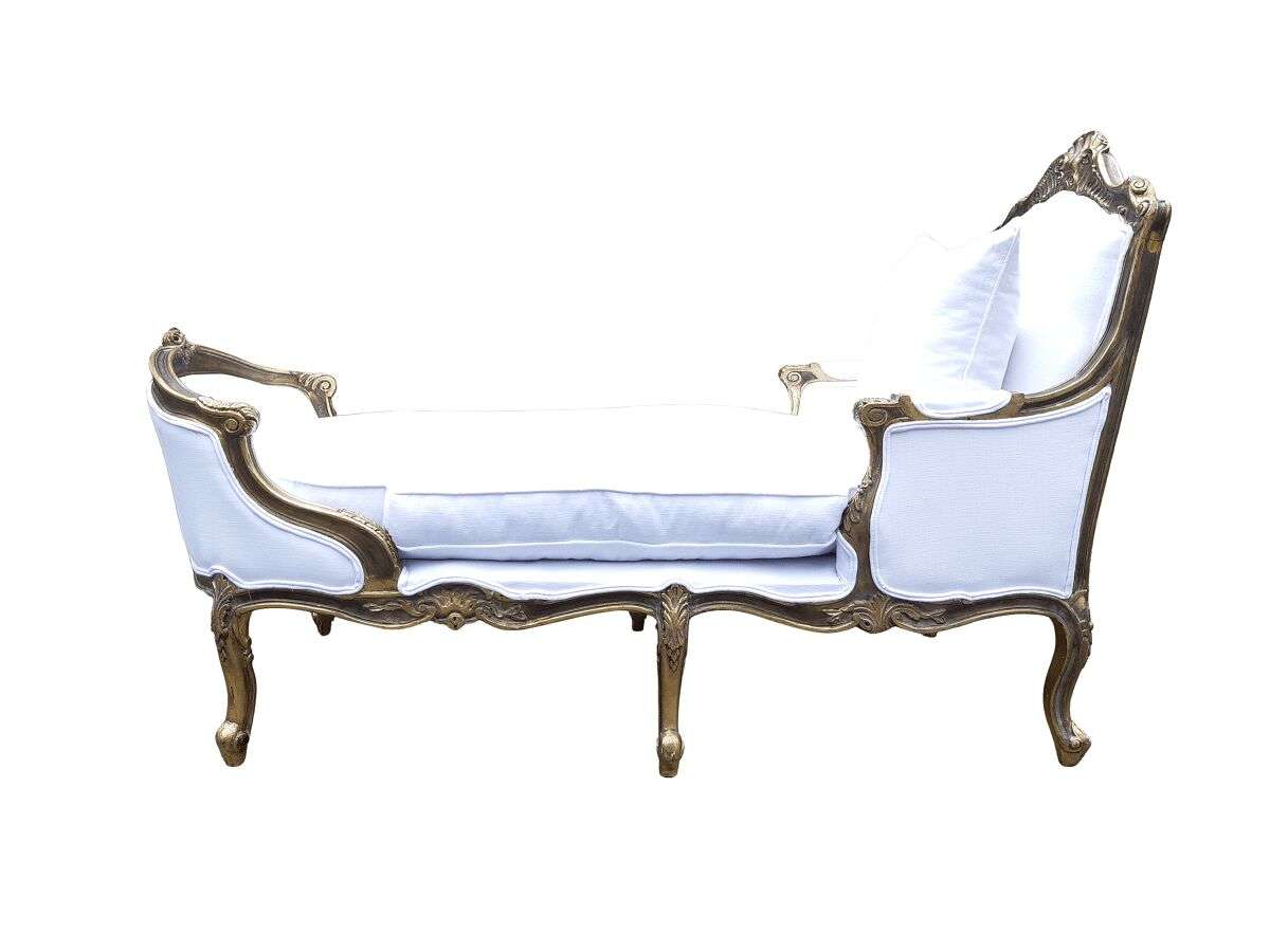 French Style Gilded Daybed / Chaise