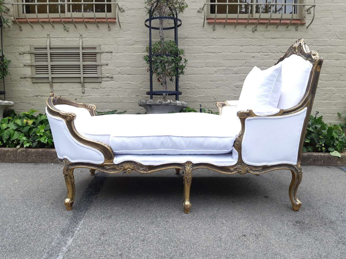 French Style Gilded Daybed / Chaise