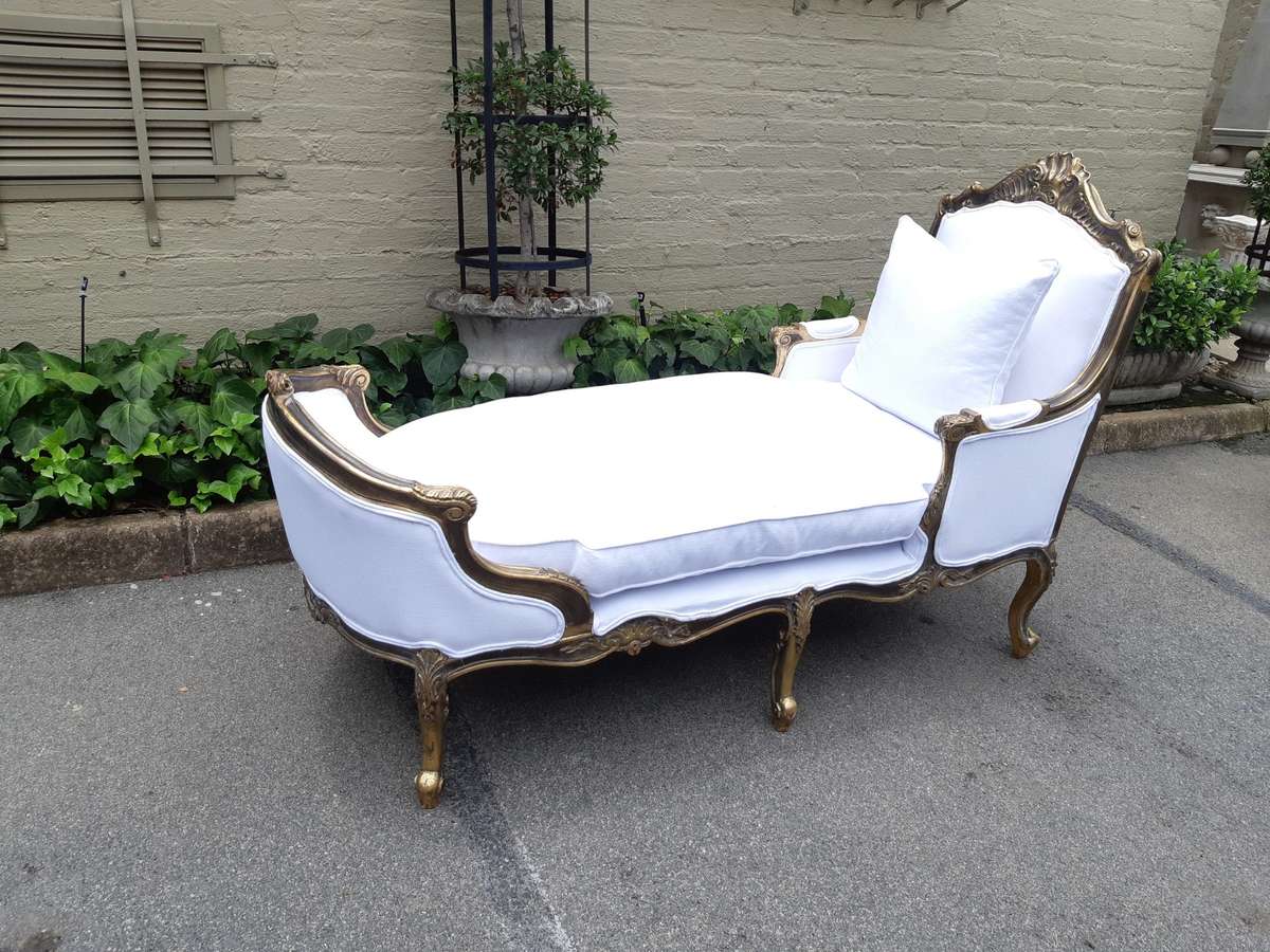 French Style Gilded Daybed / Chaise
