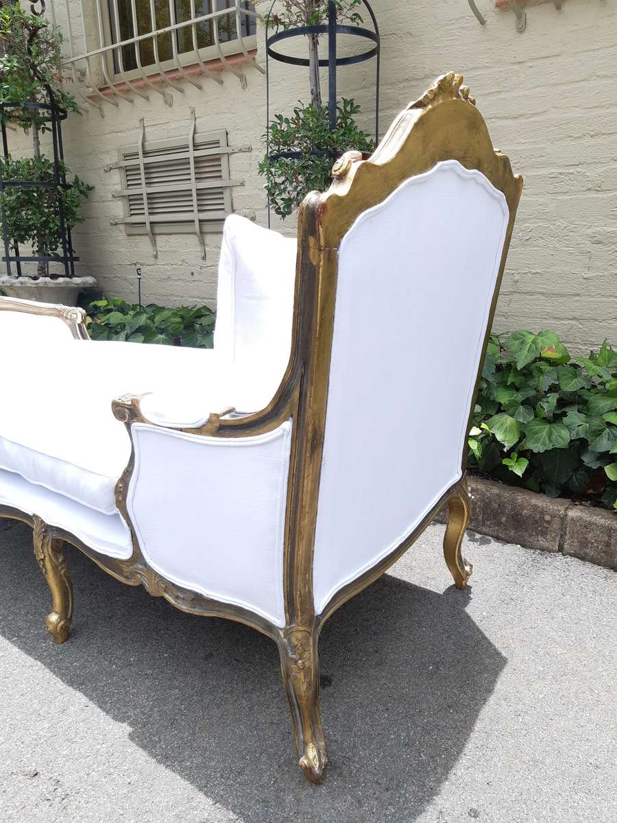 French Style Gilded Daybed / Chaise