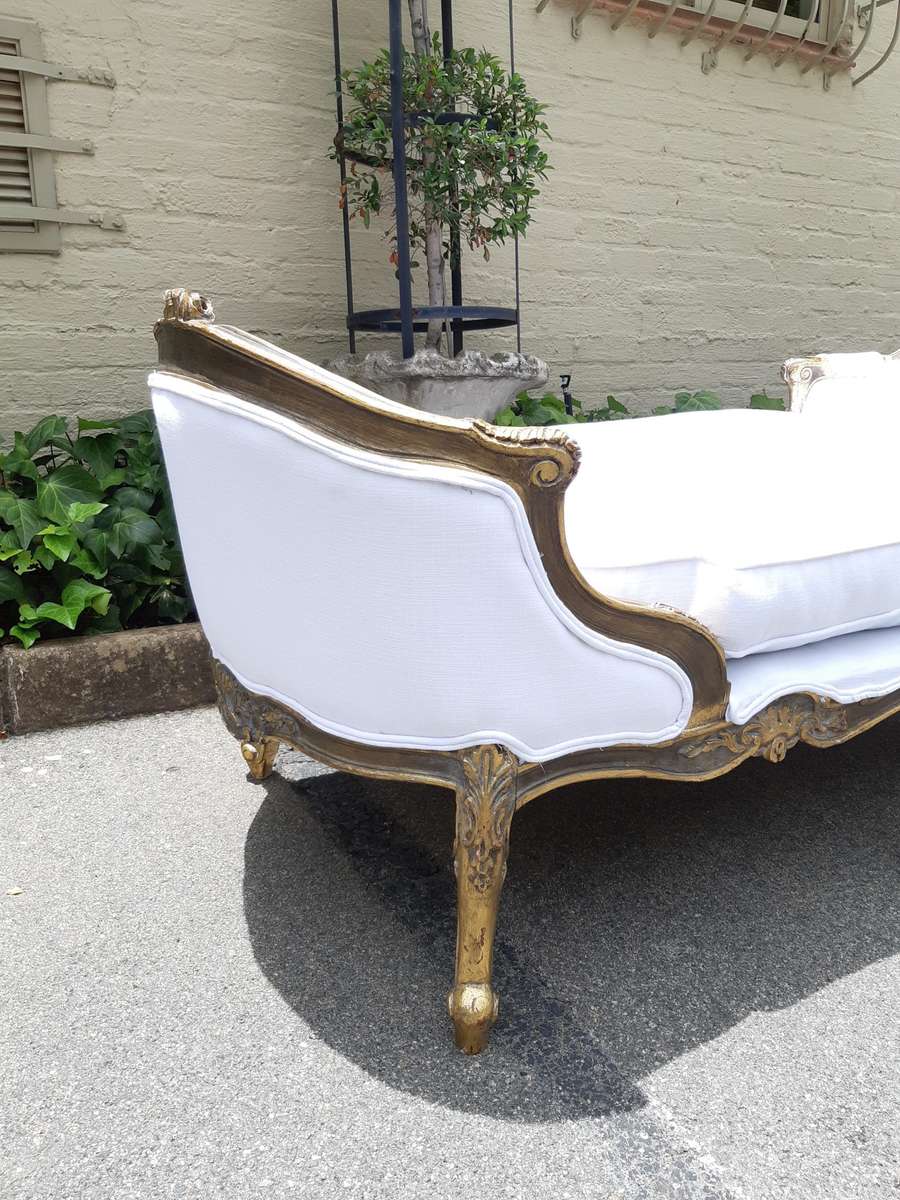 French Style Gilded Daybed / Chaise