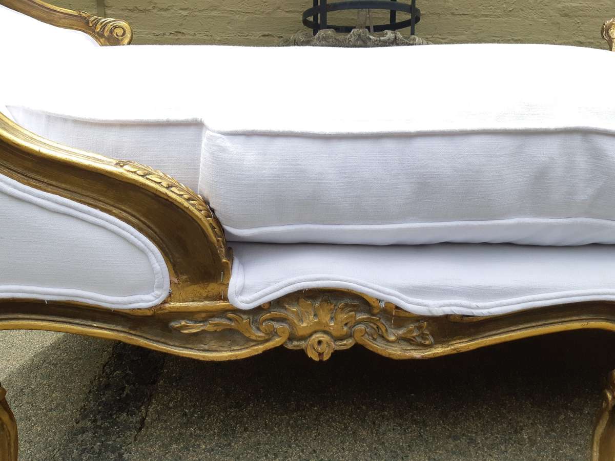 French Style Gilded Daybed / Chaise