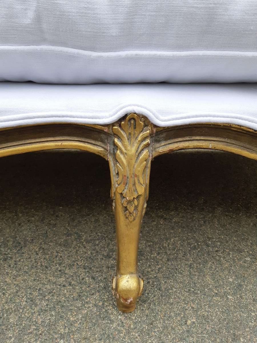 French Style Gilded Daybed / Chaise