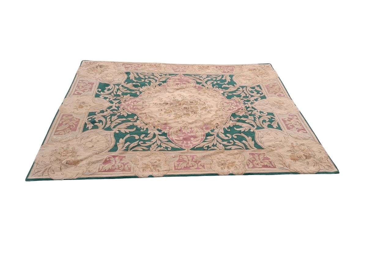 An Aubusson Carpet Hand Knotted