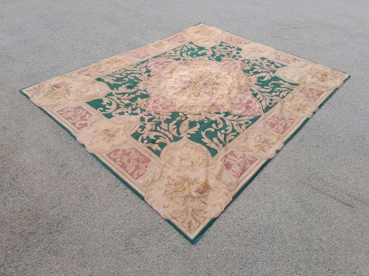 An Aubusson Carpet Hand Knotted