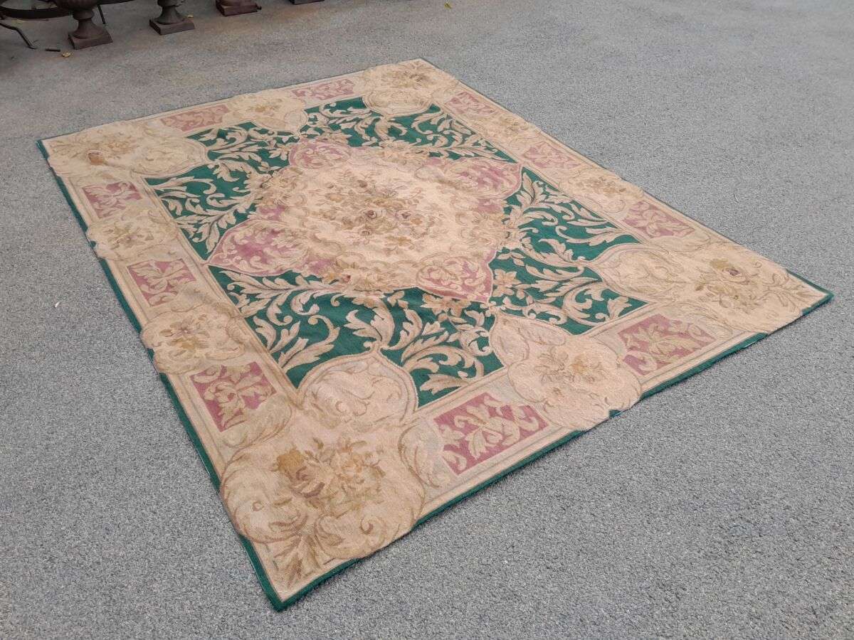 An Aubusson Carpet Hand Knotted