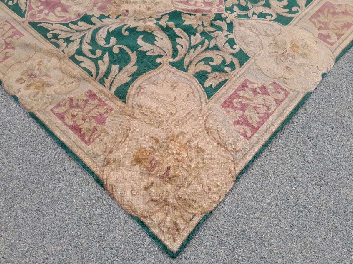 An Aubusson Carpet Hand Knotted