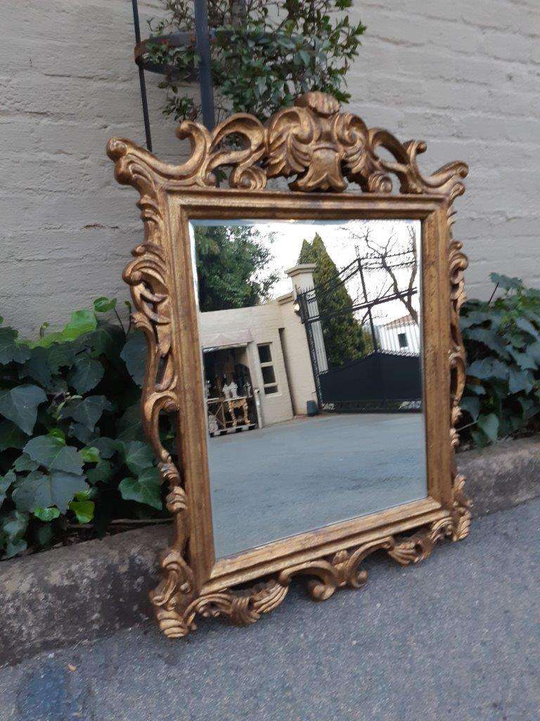 French Gilt Framed Wall Mirror