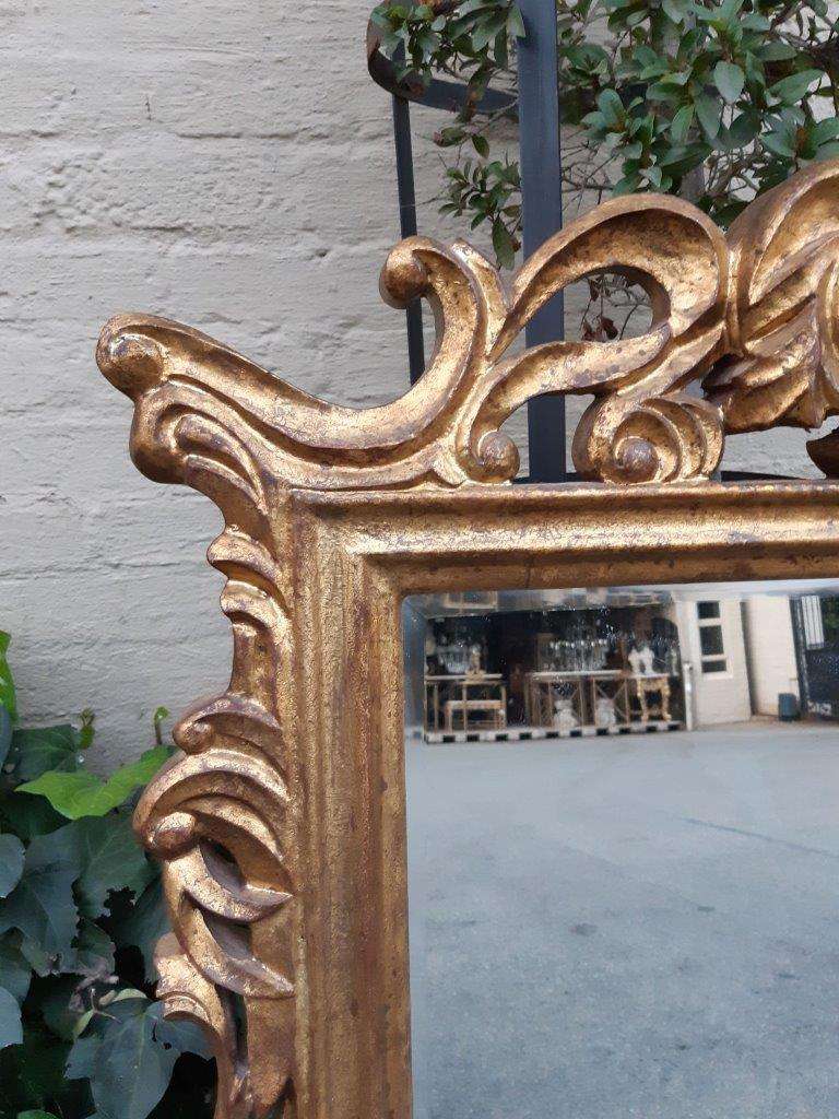 French Gilt Framed Wall Mirror
